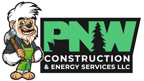 Washington Insulation logo (vector, tall and wide)